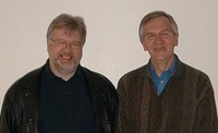 Rune Andersen og Jan Triollvik, vinnerne av parturneringen